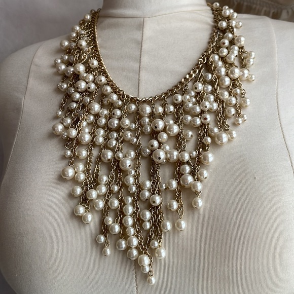 GORGEOUS vintage ARNOLD SCAASI pearl statement necklace signed original… - Picture 1 of 17